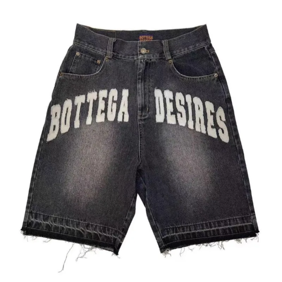 Black Bottega Desires Jorts