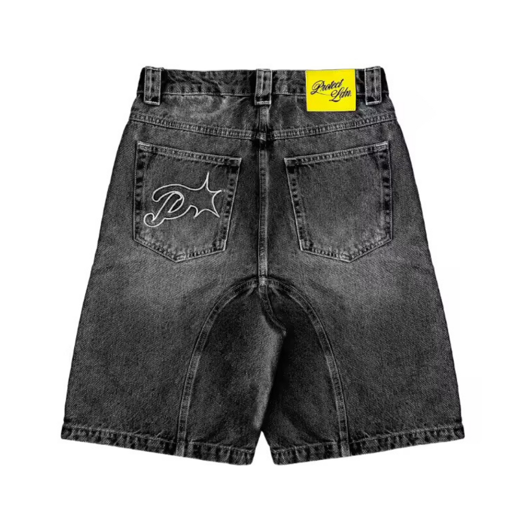 Black Protect Jorts