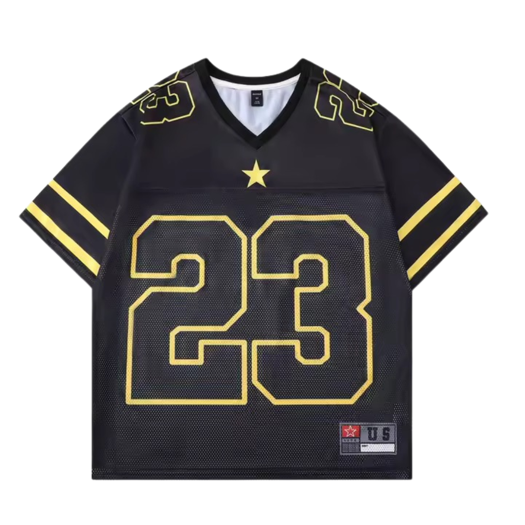 Black/Yellow 23 Sport Jersey